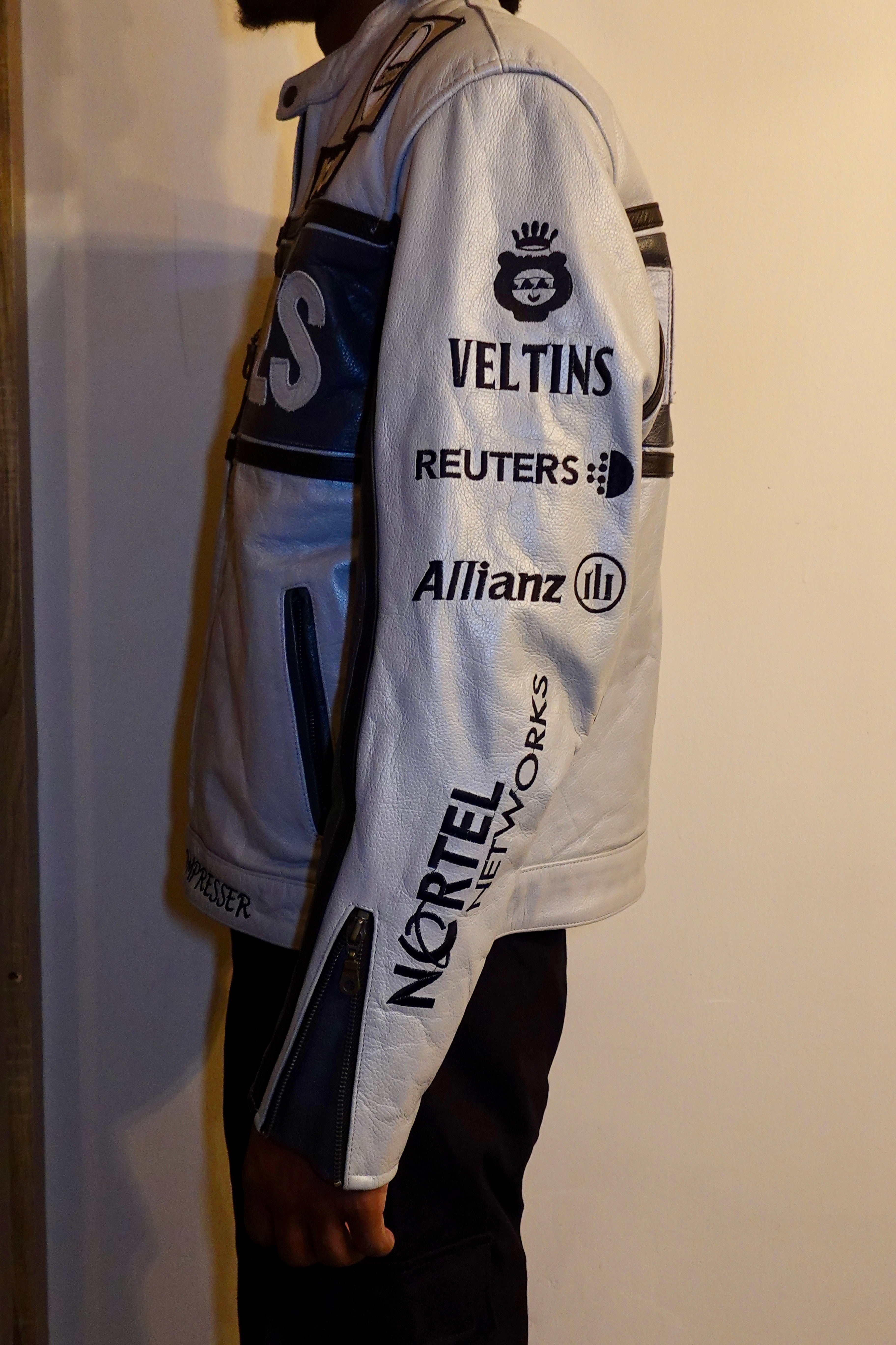 Vintage Mercedes Benz Racing Leather Jacket