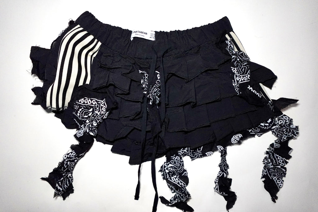 Upcycled Pull Bear Mini Skirt