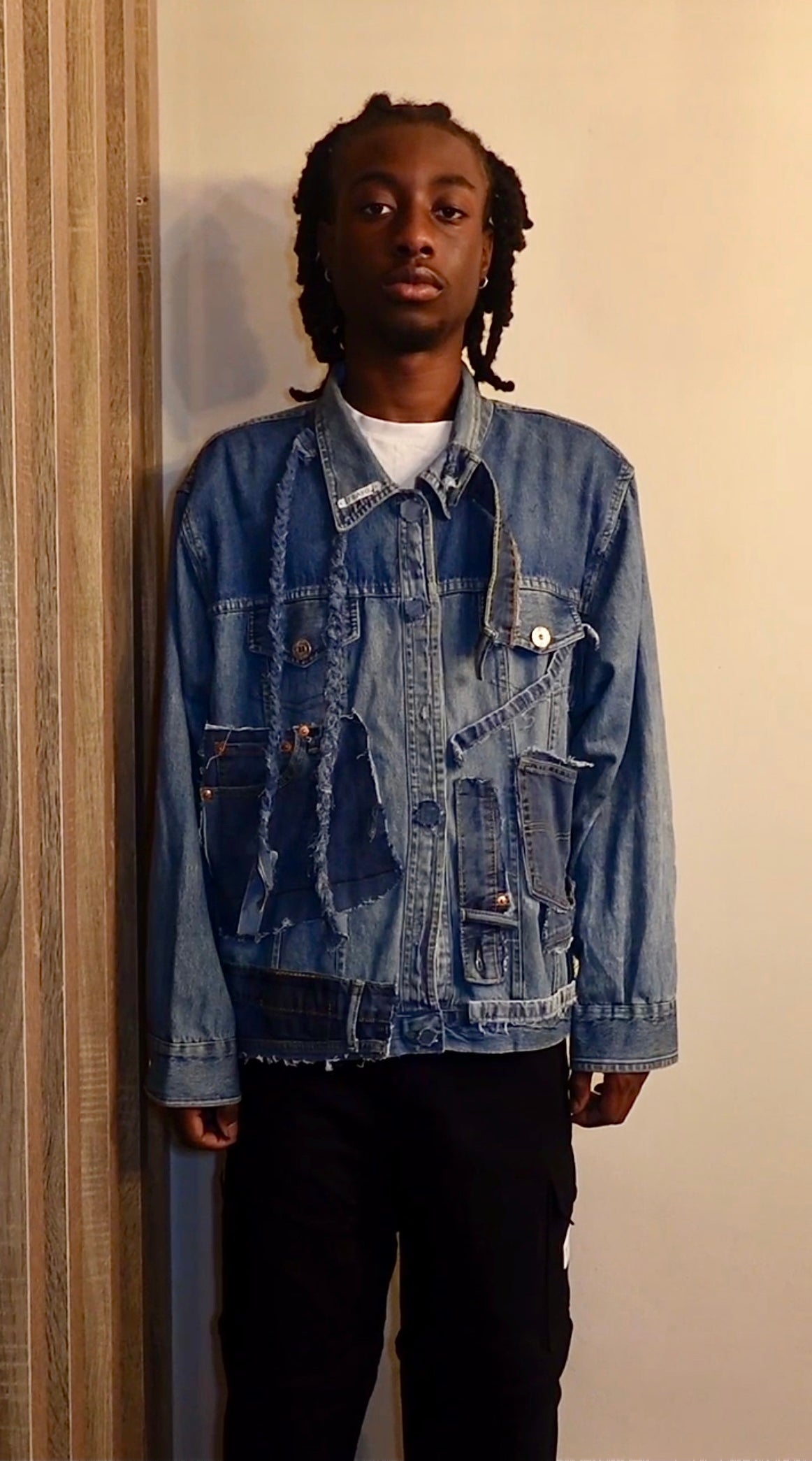 TILAYO Patchwork Denim Jacket