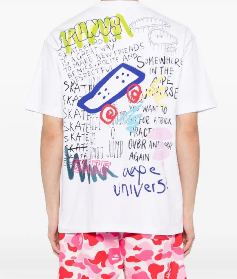 AAPE BY A BATHING APE graphic print t shirt