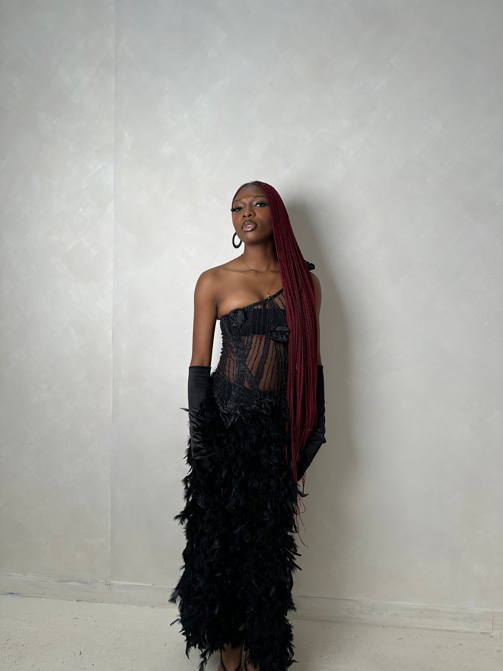 TILAYO The Plume Dress