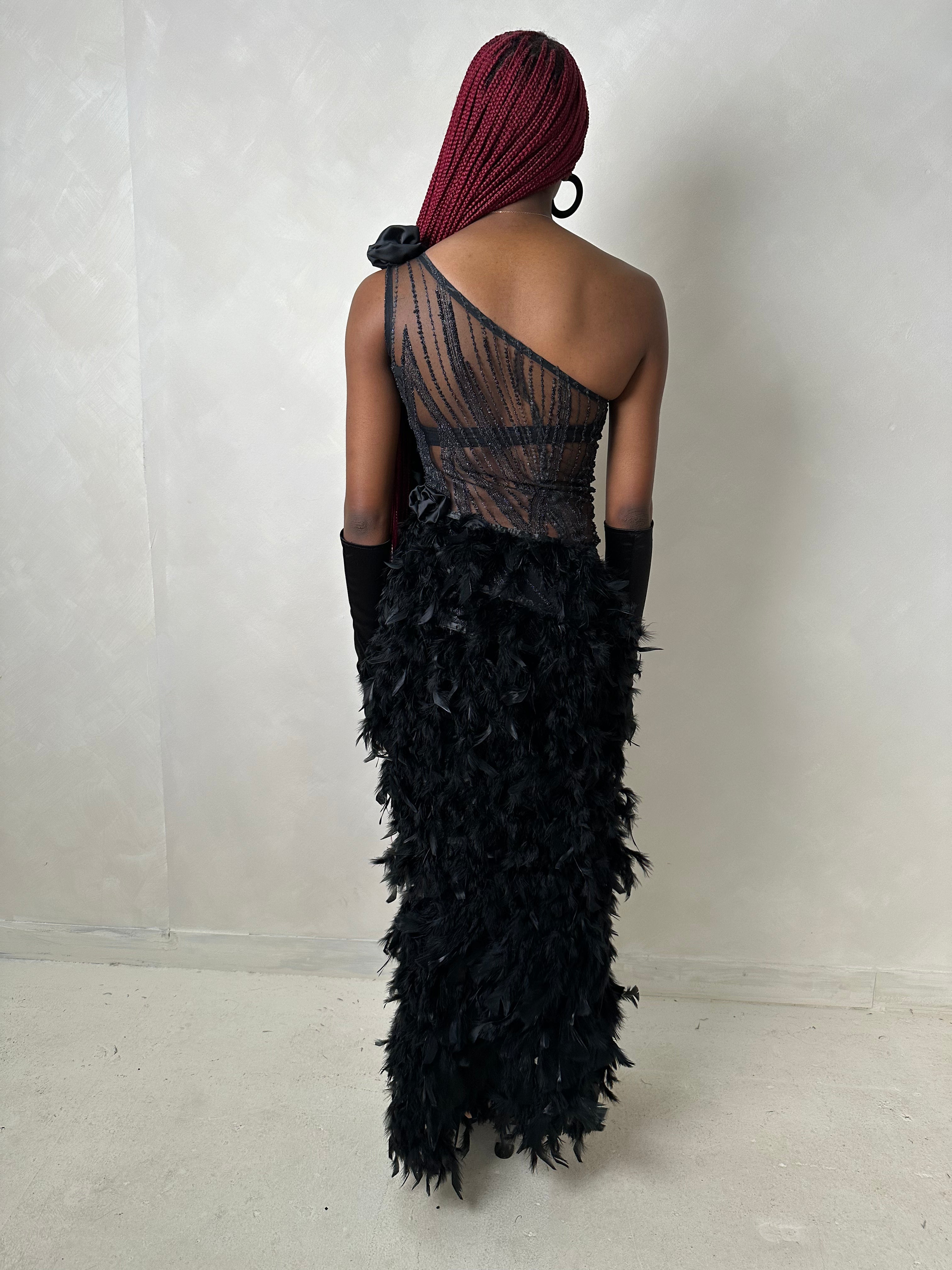 TILAYO The Plume Dress